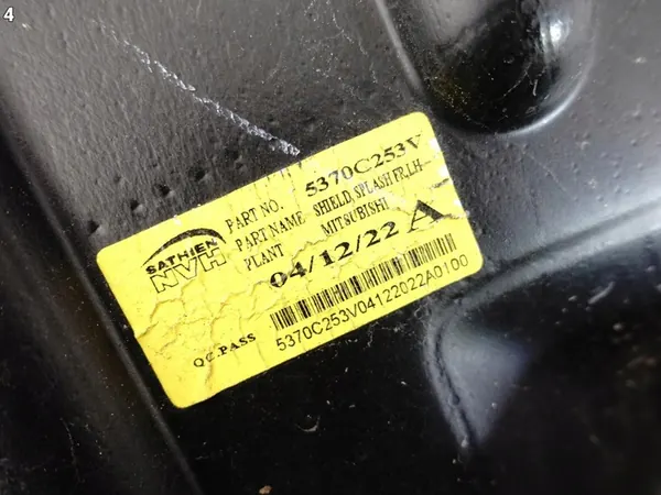 MITSUBISHI SPACE STAR II III LIFT Front Left Wheel Arch image 5