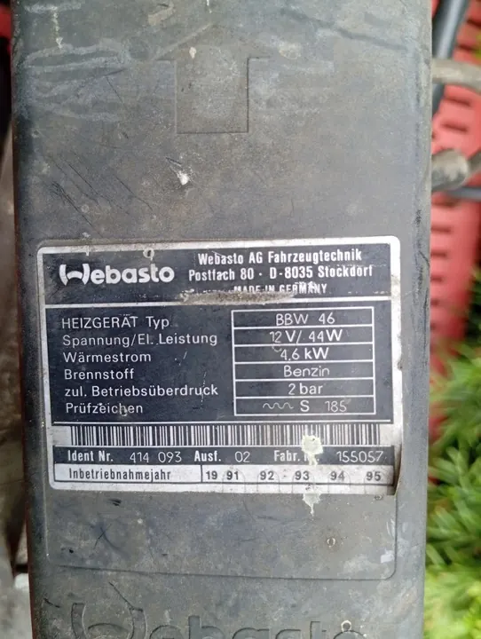 Webasto Parkeringsvärmare Mercedes W124 M111 E220 E200 BBW 46 image 8