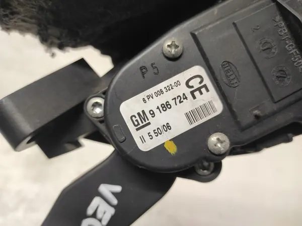 Pédale d'accélérateur Opel Vectra C 1.9 CDTI OEM 9186724 image 4