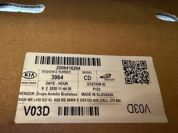 Kia Ceed III Stationwagen Binnenbekleding OEM CLF1100 image 5