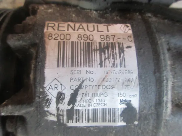 COMPRESSORE AC RENAULT 8200890987C image 3