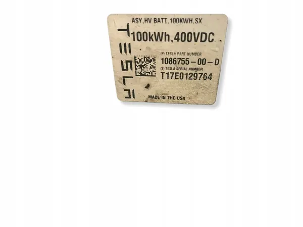 Batterie de traction Tesla Model S OEM 108675500D - 111 Ah image 4