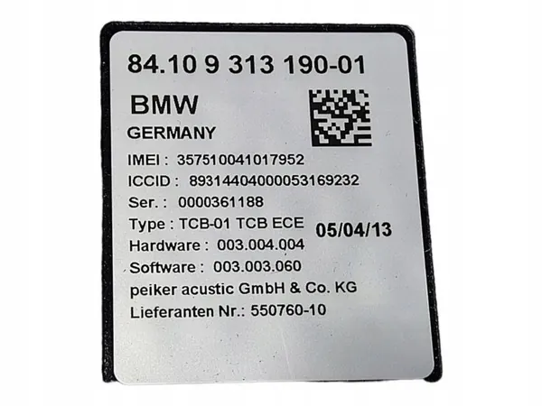 BMW 5 F10 F11 besturingseenheid OEM 9313190 image 4