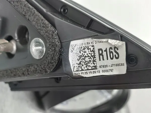 Oikea Ulkoinen Peili Kia Ceed III 87620 J7160 image 7