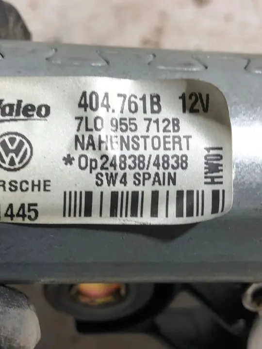 Volkswagen Touareg I 2005 Takapyyhkijän mekanismi OEM 7L0955712B image 3
