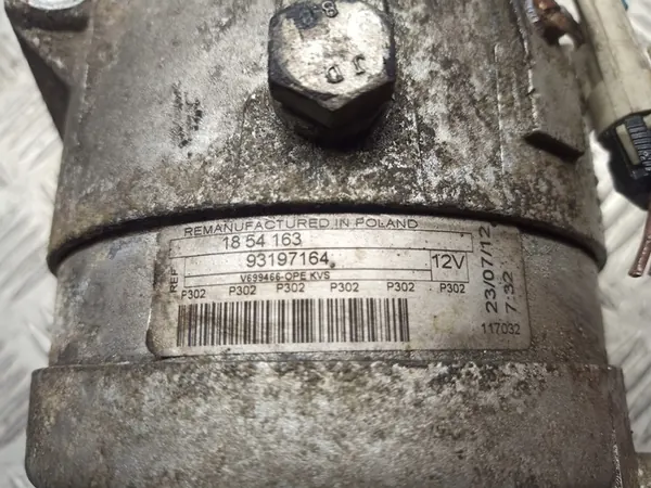 Ilmastointikompressori Opel Vectra C 1.9 CDTI OEM 1854163 image 3