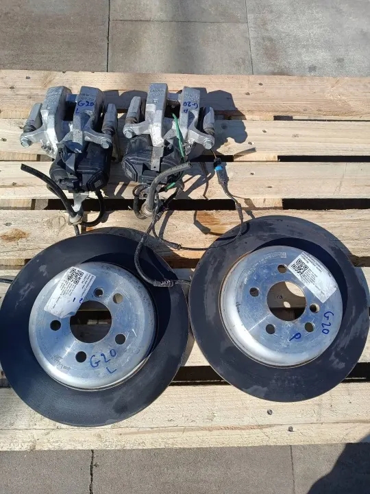 Bremszangen-Satz hinten OEM 6883980 BMW 3er Reihe image 2
