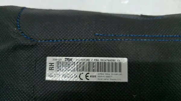 OEM YM14760280 Passagiersstoel Airbag voor Peugeot RCZ image 3