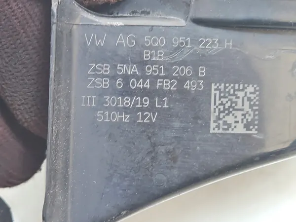 Buzina Volkswagen OE 5Q0951223H image 6