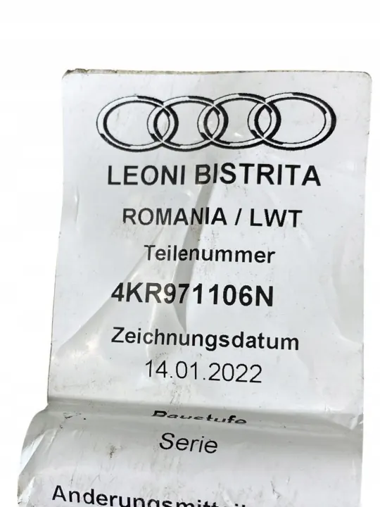 Support de Prise de Charge Audi E-Tron Q4 OEM 4KE907175A image 8