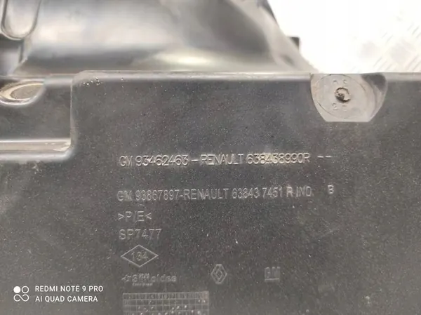 Vasen etupyörän kaari Fiat Talento 2.0 Ecojet dCI 2020 OEM image 6