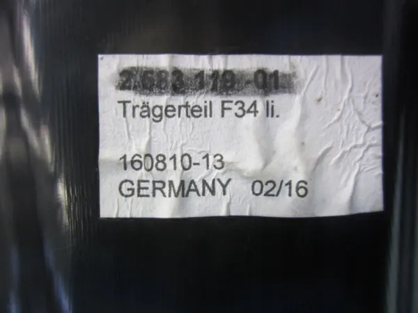 BMW 3 F34 Couvre-pilier B OEM 51357295513 Gauche image 5