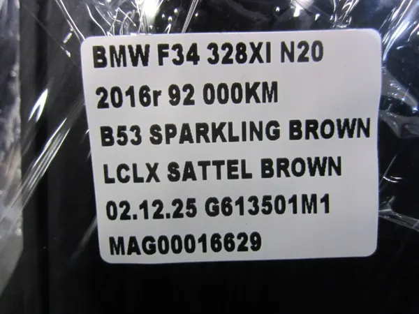 BMW 3 F34 Couvre-pilier B OEM 51357295513 Gauche image 7