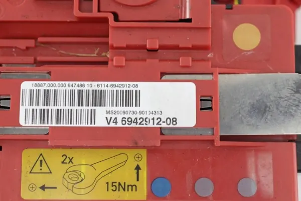 Módulo controlo bateria BMW OEM 6942912-08 Usado image 4