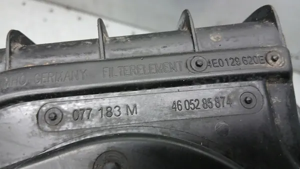 Ilmansuodattimen Kotelo Audi A8 D3 3.0 TDI OE 4E0129620E image 8