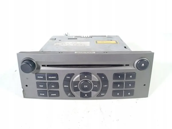 Peugeot 407 04-11 Radio OEM M1S247 DOM 00020448 image 2