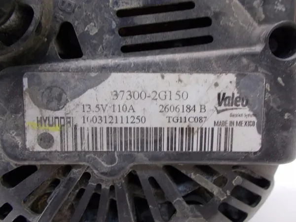 KIA OPTIMA III 10-15 Vaihtovirtageneraattori 37300-2G150 image 4