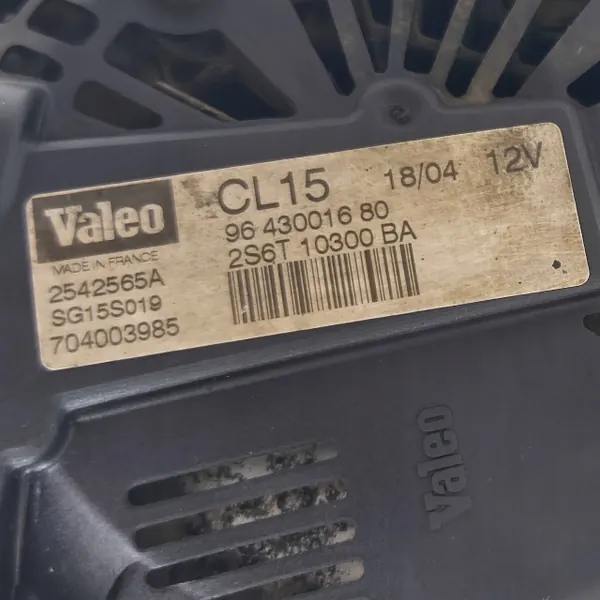 Vaihtovirtageneraattori Ford OE 9643001680 image 9