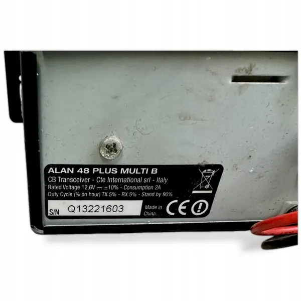 Radio CB DAF ALAN48PLUS - Pièce OEM d'occasion image 5