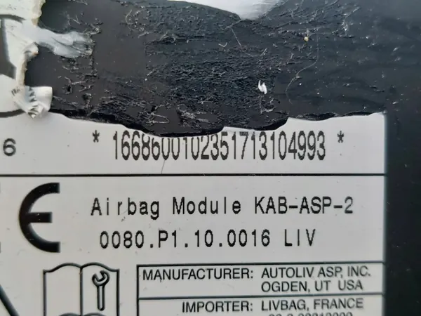 Tampa airbag Mercedes ML W166 OEM A1666801687 image 7