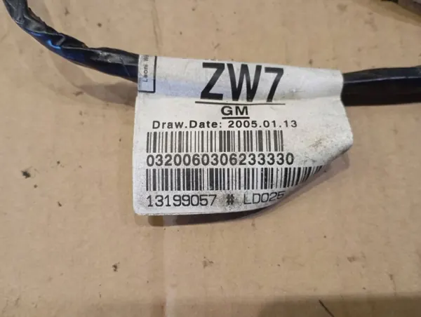 Harness de puerta derecha OEM 13199057 Opel Astra H Cabrio image 6