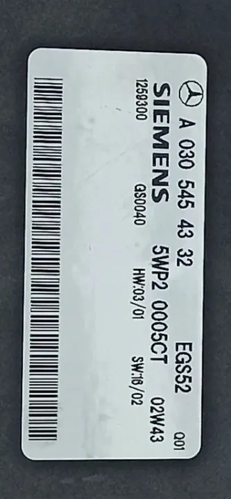 Módulo controlo caixa Mercedes OEM 0305454332 image 3