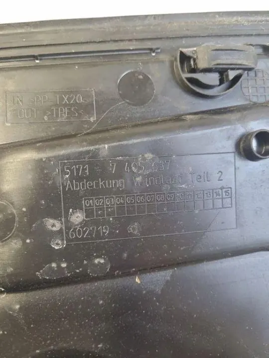 BMW Pyyhinvarren kansi OEM 51717405637 - Etu image 4