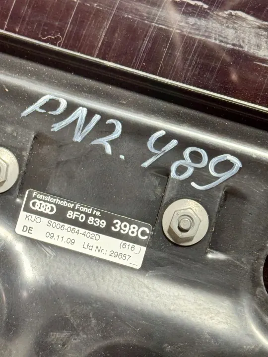 OEM 8F0839398C Rechter Achterruitregelaar Audi A5 image 3