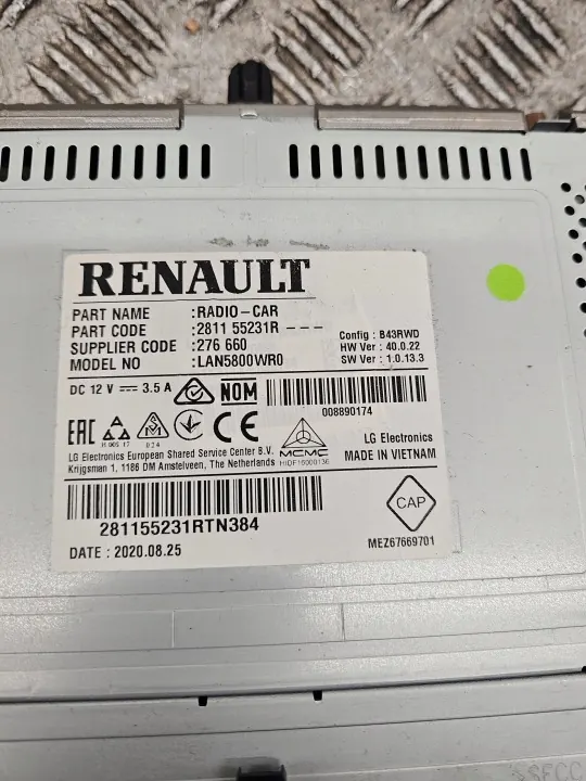 Renault OEM 281155231R Radio-Navigationsgerät image 6