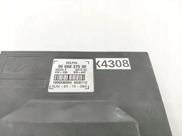 Módulo de teto OEM 9666837580 para Peugeot 308 CC image 4