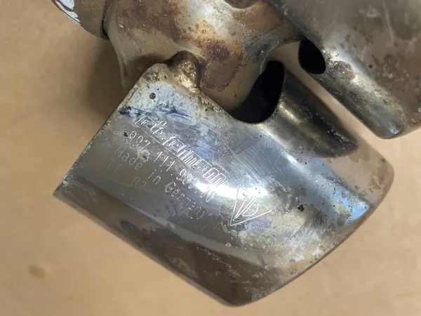 Porsche 997 Pakoputken pää Left Right OEM 99711198330 image 5