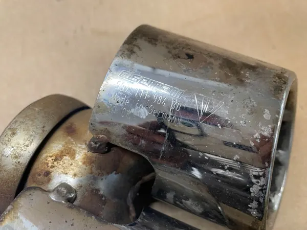 Porsche 997 Pakoputken pää Left Right OEM 99711198330 image 8