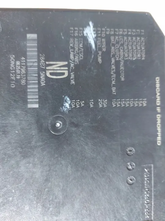 Caixa BSI usada OEM 284B75NA0A para Nissan image 3