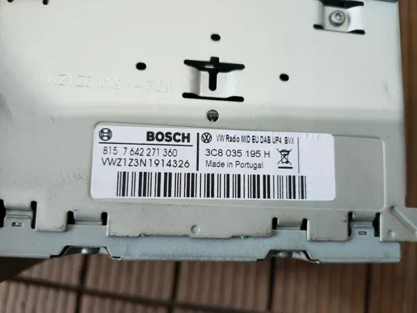 Rádio CD OEM 3C8035195H para VW Scirocco III 08-17 image 6