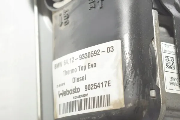 WEBASTO BMW X6 3.0L 2016 64129330592 image 7