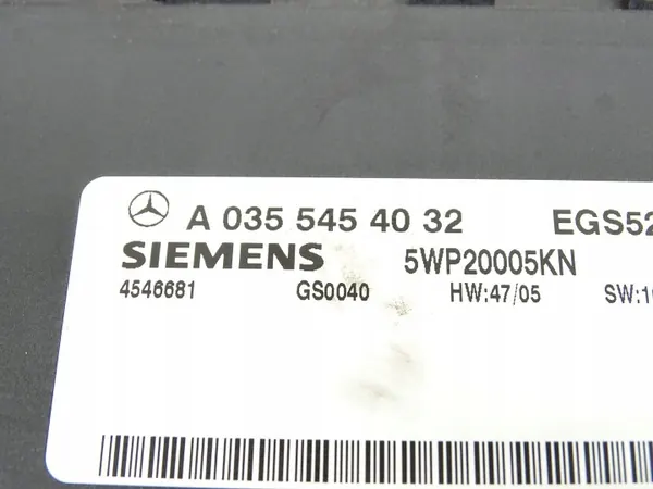 Módulo control caja Mercedes C W203 A0355454032 image 3