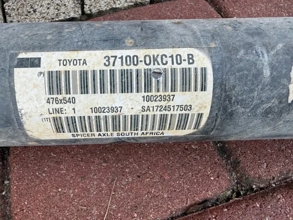 OEM 37100-0KC10-C achterste aandrijfas voor Toyota Hilux image 4