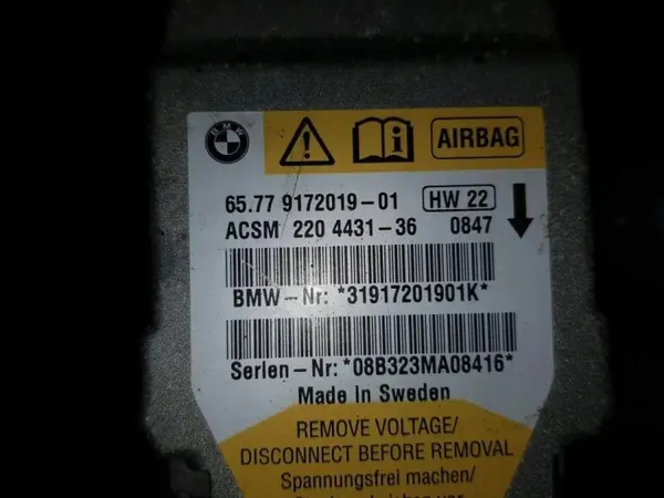 Airbagmodule OEM 31917201901K voor BMW 5 Touring image 3