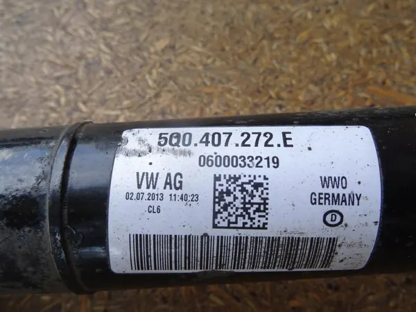 A3 8V 12-20 GOLF VII LEON III 2.0 TDI Höger Främre Halvaxel 5Q0407272E image 8