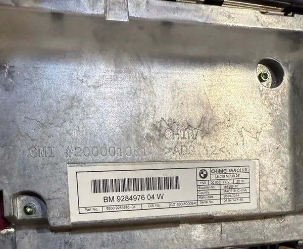 Écran de navigation BMW OEM 9284976 10,25" image 3