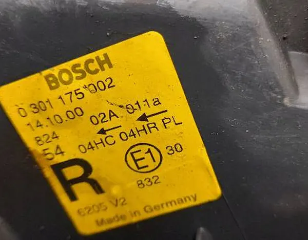 Farol Dianteiro Direito Peugeot 406 Break (8E/F) BOSCH 0301175002 image 4