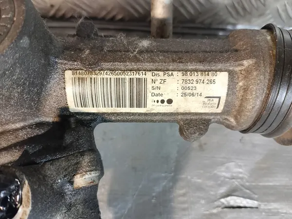 Citroen C5 III Styrväxel OE 9801381480 image 2