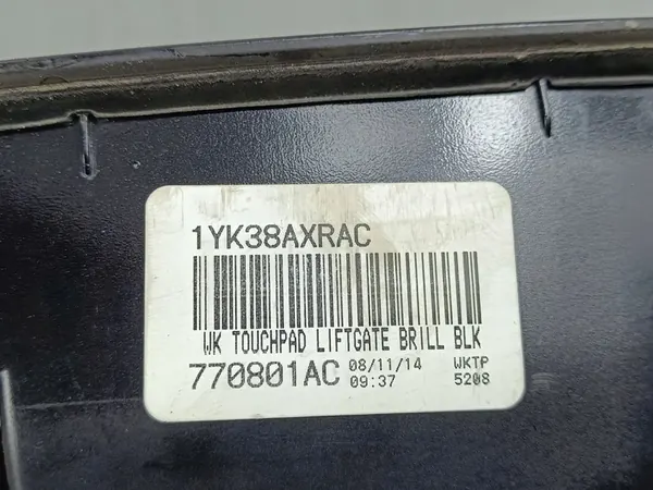 Poignée de hayon Jeep Grand Cherokee 2015 YK38AXRAC image 5