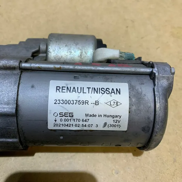 RENAULT KANGOO III IV 1.5 DCI MOTOR DE ARRANQUE 233003759R image 2