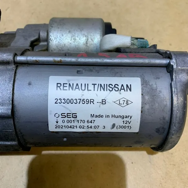 RENAULT KANGOO III IV 1.5 DCI MOTOR DE ARRANQUE 233003759R image 5