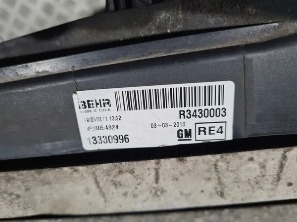 Kylset Vattenkylare Fläkt Intercooler Meriva B 1.4 Turbo image 6