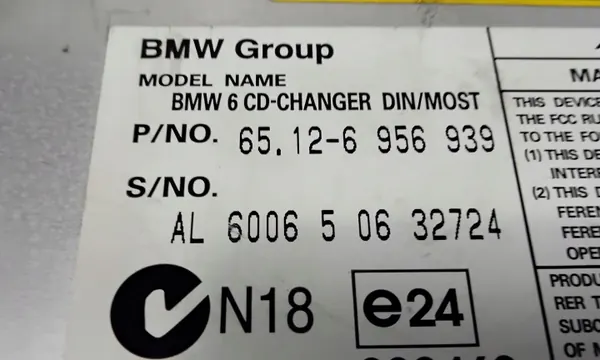 OEM 65126956939 Changer CD pour BMW 5 Touring image 4