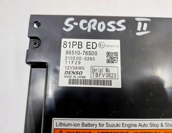 Suzuki SX4 S-Cross II Batteri OEM 96510-76S00 image 4