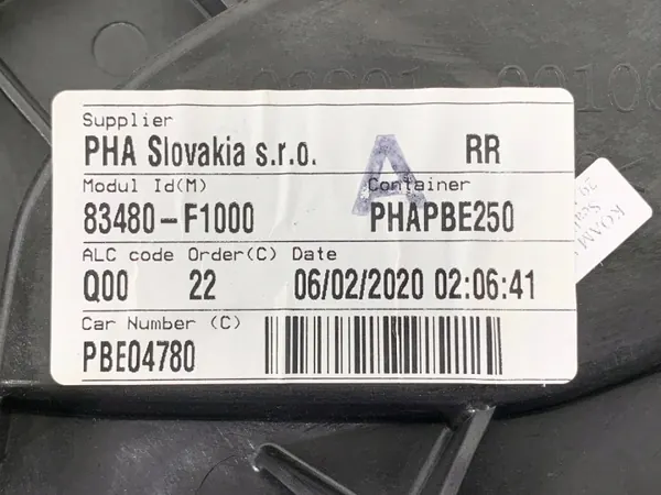 OEM 83460F1000 Höger Bakrutsregulator Kia Sportage IV image 6
