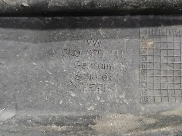 Mud Flaps Set VW Golf VI 08-13 5K0075111 5K0075101 image 6